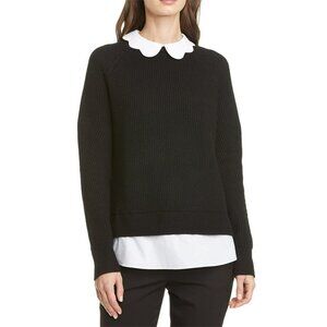 NEW Ted Baker Uleen Layered Scallop Collar Sweater XL